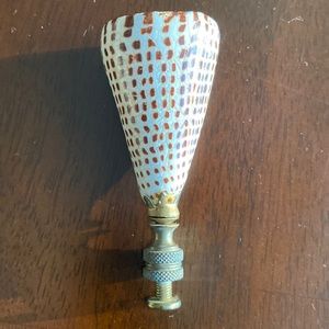 Real Shell Lamp Finial